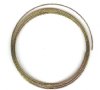 12 Loops of 2.25 Inch Diameter Yellow Zinc Memory Wire